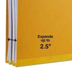 Quill Brand® 2/5-Cut Tab Pressboard Classification File Folders, 2-Partitions, 6-Fasteners, Letter, Yellow, 15/Box (738038) 8 Quill Brand® 2/5-Cut Tab Pressboard Classification File Folders, 2-Partitions, 6-Fasteners, Letter, Yellow, 15/Box (738038) -Office Essentials Shop 08C55696 19D9 434B 8A51C326E6B77EA6 s7