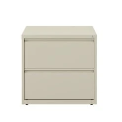 Quill Brand® Commercial 2 File Drawers Lateral File Cabinet, Locking, Putty/Beige, Letter/Legal, 30"W (20067D)