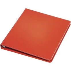 Quill Brand® Standard 1" 3 Ring Non View Binder, Red (739304) 7 Quill Brand® Standard 1" 3 Ring Non View Binder, Red (739304) -Office Essentials Shop 103081 s7