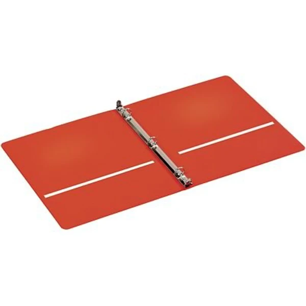 Quill Brand® Standard 1" 3 Ring Non View Binder, Red (739304) 4 Quill Brand® Standard 1" 3 Ring Non View Binder, Red (739304) - Image 2