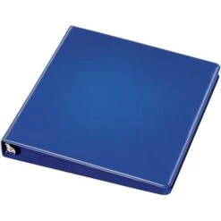 Quill Brand® Standard 1" 3 Ring Non View Binder, Dark Blue (739302) 7 Quill Brand® Standard 1" 3 Ring Non View Binder, Dark Blue (739302) -Office Essentials Shop 103088 s7