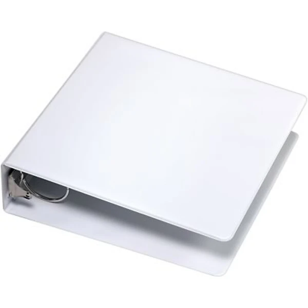 Quill Brand® Standard 3" 3 Ring Non View Binder, White (739554) 5 Quill Brand® Standard 3" 3 Ring Non View Binder, White (739554) - Image 3
