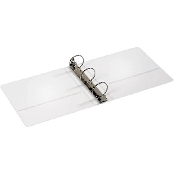 Quill Brand® Standard 3" 3 Ring Non View Binder, White (739554) 4 Quill Brand® Standard 3" 3 Ring Non View Binder, White (739554) - Image 2