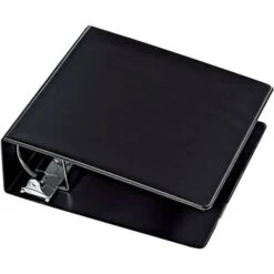 Quill Brand® Standard 4" 3 Ring Non View Binder With D-Rings, Black (758551) 7 Quill Brand® Standard 4" 3 Ring Non View Binder With D-Rings, Black (758551) -Office Essentials Shop 103178 s7