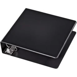 Quill Brand® Standard 2" 3 Ring Non View Binder With D-Rings, Black (758801) 7 Quill Brand® Standard 2" 3 Ring Non View Binder With D-Rings, Black (758801) -Office Essentials Shop 103197 s7