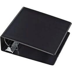Quill Brand® Standard 4" 3 Ring Non View Binder With D-Rings, Black (758951) 7 Quill Brand® Standard 4" 3 Ring Non View Binder With D-Rings, Black (758951) -Office Essentials Shop 103237 s7