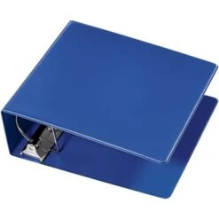 Quill Brand® Standard 4" 3 Ring Non View Binder With D-Rings, Dark Blue (758952) -Office Essentials Shop 103239 s7