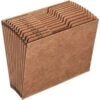 Quill Brand® Heavy-Duty Reinforced Expanding File, Monthly Index, 12 Pockets, Letter Size, Brown (723314) -Office Essentials Shop 133996 s7