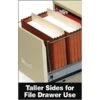 Quill Brand® Reinforced File Pocket, 5 1/4" Expansion, Letter Size, Brown, 10/Box (7FC1534)