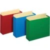 Quill Brand® Reinforced File Pocket, 3 1/2" Expansion, Letter Size, Assorted, 4/Pack (7FC1524E4ASST) 1 Quill Brand® Reinforced File Pocket, 3 1/2" Expansion, Letter Size, Assorted, 4/Pack (7FC1524E4ASST) -Office Essentials Shop 171758 s7