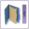 Quill Brand® 2/5-Cut Tab Pressboard Classification File Folders, 1-Partition, 4-Fasteners, Letter, Blue, 15/Box (746026) -Office Essentials Shop 173785 s7