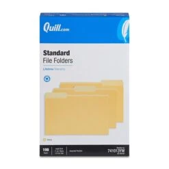 Quill Brand® File Folders, Assorted Tabs, 1/3-Cut, Legal, Yellow, 100/Box (741013YW) 7 Quill Brand® File Folders, Assorted Tabs, 1/3-Cut, Legal, Yellow, 100/Box (741013YW) -Office Essentials Shop 1C7DDF42 5A8D 46DF A360EFBF9755BEAF s7