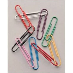 Quill Brand® Jumbo Paper Clips, Assorted Colors, 200/Tub -Office Essentials Shop 25729 s7