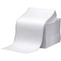 Quill Brand® 12" X 8.5" Continuous Form Paper, 18lbs., 2800 Sheets/Carton (QU710641)