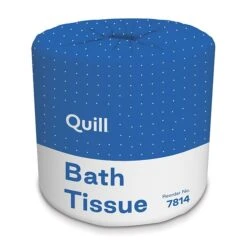 Quill Brand® Toilet Paper, 100% Recycled, 2-Ply, 500 Sheets/Roll, 96 Rolls/Carton (7814-QCC)