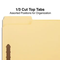 Quill Brand® 1/3-Cut Assorted 2-Fastener Folders, Letter, Yellow, 50/Box (7354YW) -Office Essentials Shop 2FF61E25 8E65 48CF 815DF4FBB366FCD2 s7