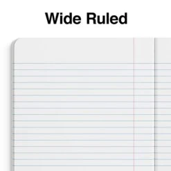 Quill Brand® Composition Notebook, 7.5" X 9.75", Wide Ruled, 100 Sheets, Black/White (TR55076) -Office Essentials Shop 300A74A2 11B8 4C94 9070900E9BA65E00 s7