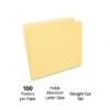 Quill Brand® File Folders, Straight-Cut, Letter Size, Yellow, 100/Box (7409YW) -Office Essentials Shop 3057DB84 0743 4D72 AEDA8624174C51BF s7