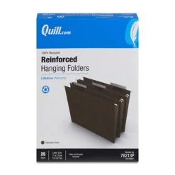 Quill Brand® 100% Recycled Premium Reinforced 3-Tab Hanging File Folders, Letter Size, Green, 25/Box (76213P) 11 Quill Brand® 100% Recycled Premium Reinforced 3-Tab Hanging File Folders, Letter Size, Green, 25/Box (76213P) -Office Essentials Shop 3901DACE 80FD 47D4 96B5CB6CFAF375CC s7