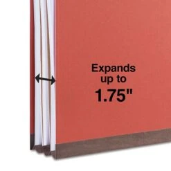 Quill Brand® 2/5-Cut Tab Pressboard Classification File Folders, 1-Partition, 4-Fasteners, Legal, Brown, 15/Box (747036) -Office Essentials Shop 391D5FD0 5CD7 4311 A2089F82479272F6 s7