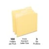 Quill Brand® File Folders, Assorted Tabs, 1/3-Cut, Letter Size, Yellow, 100/Box (740913YW) 1 Quill Brand® File Folders, Assorted Tabs, 1/3-Cut, Letter Size, Yellow, 100/Box (740913YW) -Office Essentials Shop 3928C163 EA49 482E 93726003087208E4 s7