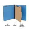 Quill Brand® End-Tab Partition Folders, 1 Partition, 4 Fasteners, Cobalt Blue, Letter, 15/Box (751026) -Office Essentials Shop 45CEDEEE 5163 44DD BC39B0D9B8201256 s7
