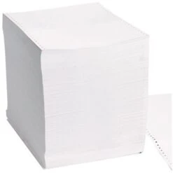 Quill Brand® 9.5" X 11" Continuous Form Paper, 20 Lbs., 92 Brightness 2550 Sheets/Carton (710657)