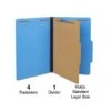 Quill Brand® 2/5-Cut Tab Pressboard Classification File Folders, 1-Partition, 4-Fasteners, Legal, Blue, 15/Box (747026) 1 Quill Brand® 2/5-Cut Tab Pressboard Classification File Folders, 1-Partition, 4-Fasteners, Legal, Blue, 15/Box (747026) -Office Essentials Shop 497C39D1 5583 4160 B7970881E102B3A9 s7