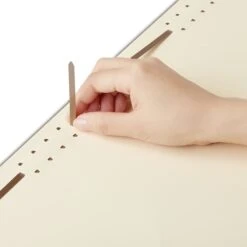 Quill Brand® Heavy-Duty Reinforced Straight Cut File Folders, 2-Fasteners, Letter, 2-Ply, Manila, 50/Bx (7-37523) -Office Essentials Shop 4EEEE758 F086 4445 B26C9957DEF21D3D s7