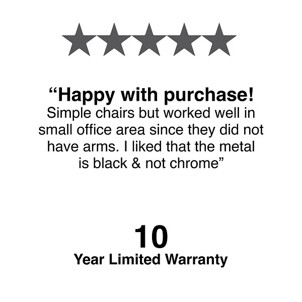 Quill Brand® Resin Student/School Chair, Black, 4/Pack (51475) 7 Quill Brand® Resin Student/School Chair, Black, 4/Pack (51475) - Image 5