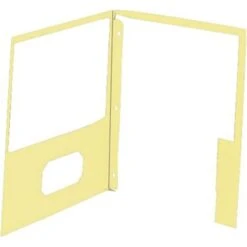 Quill Brand® 2-Pocket Folders With Fasteners Yellow, 25/Box (712870)