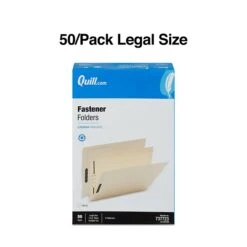 Quill Brand® Heavy-Duty Reinforced Straight Cut 2-Fastener File Folders, Legal, Manila, 50/Box (737523) 6 Quill Brand® Heavy-Duty Reinforced Straight Cut 2-Fastener File Folders, Legal, Manila, 50/Box (737523) -Office Essentials Shop 6FD541D4 CB7F 4F7B AE03FDF40AC7A562 s7