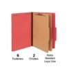 Quill Brand® 2/5-Cut Tab Pressboard Classification File Folders, 2-Partitions, 6-Fasteners, Legal, Brown, 15/Box (7-39036) -Office Essentials Shop 796F6879 4177 4A98 A127C599EF4F7574 s7
