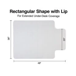 Quill Brand® Hard Floor Chair Mat, 36" X 48'', Clear (STP-15987) 9 Quill Brand® Hard Floor Chair Mat, 36" X 48'', Clear (STP-15987) -Office Essentials Shop 7E907DFA DC52 41A0 A922D426A6C073B0 s7