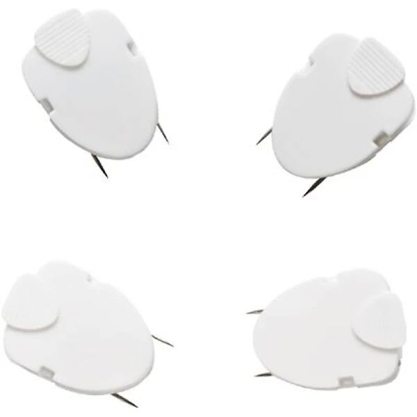 Quill Brand® Cubicle Clips, White, 4/Pack (11510-QCC) 4 Quill Brand® Cubicle Clips, White, 4/Pack (11510-QCC) - Image 2