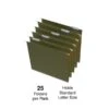 Quill Brand® Reinforced 5-Tab Box Bottom Hanging File Folders, 1" Expansion, Letter Size, Dark Green, 25/Box (730050) 2 Quill Brand® Reinforced 5-Tab Box Bottom Hanging File Folders, 1" Expansion, Letter Size, Dark Green, 25/Box (730050) -Office Essentials Shop 83DE9855 59B7 4DBC 9AE3985FF5CE9D6A s7
