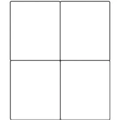 Quill Brand® Laser Address Labels, 4" X 6", White, 400 Labels (710776)