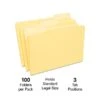 Quill Brand® File Folders, Assorted Tabs, 1/3-Cut, Legal, Yellow, 100/Box (741013YW) -Office Essentials Shop 8AD253E7 D7EC 4042 BD1C404AAF5839FE s7