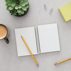 Quill Brand® Premium 1-Subject Notebook, 3.5" X 5.5", College Ruled, 200 Sheets, Blue (TR58289) 7 Quill Brand® Premium 1-Subject Notebook, 3.5" X 5.5", College Ruled, 200 Sheets, Blue (TR58289) -Office Essentials Shop 92112D99 1D33 44DC BE1570254021451C s7