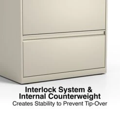 Quill Brand® Commercial 4-Drawer Lateral File Cabinet, Assembled, Letter/Legal, Putty/Beige, 30"W (28884D) -Office Essentials Shop 92217D41 416C 4C34 9A9DB86C1518E829 s7