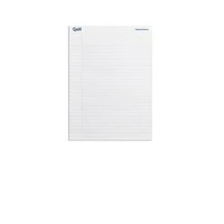 Quill Brand® Standard Series Legal Pad, 8-1/2" X 11", Wide Ruled, White, 50 Sheets/Pad, 12 Pads/Pack (742328)