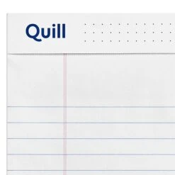 Quill Brand® Standard Series Legal Pad, 8-1/2" X 14", Wide Ruled, White, 50 Sheets/Pad, 12 Pads/Pack (742330) -Office Essentials Shop 99FF8A0C EFC5 45AE 9715B8C0540F1BCE s7