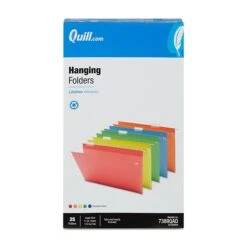 Quill Brand® Hanging File Folders, 1/5-Cut, Legal Size, Assorted, 25/Box (7389QAD) 9 Quill Brand® Hanging File Folders, 1/5-Cut, Legal Size, Assorted, 25/Box (7389QAD) -Office Essentials Shop 9B62E82D 0F37 48A8 817B7DFF18F1BE90 s7