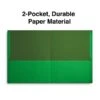 Quill Brand® 2-Pocket Folders, Green, 25/Box (712560)