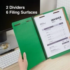 Quill Brand® End-Tab Partition Folders, 2 Partitions, 6 Fasteners, Emerald Green, Letter, 15/Box (748034) 7 Quill Brand® End-Tab Partition Folders, 2 Partitions, 6 Fasteners, Emerald Green, Letter, 15/Box (748034) -Office Essentials Shop A6F7C5BB 1F39 46BE 8DED398E0A1913FE s7