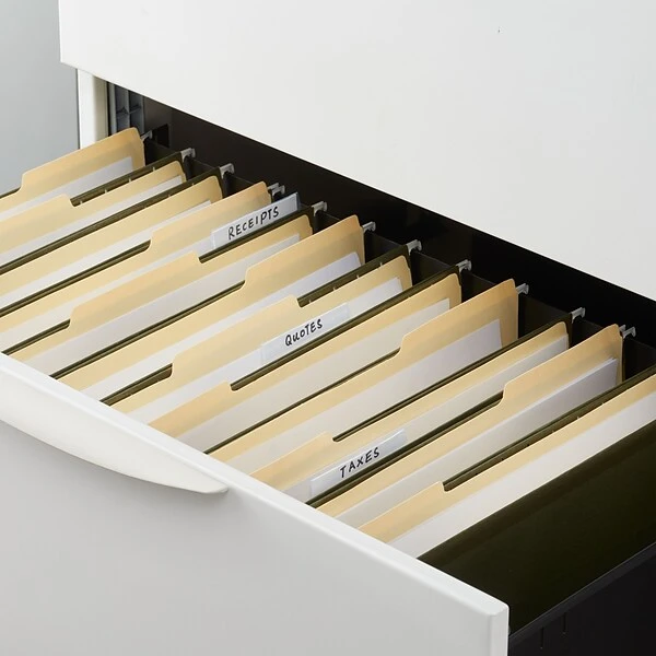 Quill Brand® Premium Reinforced 100% Recycled Hanging File Folders, 1/3-Cut, Legal Size, Green, 25/Box (76313P) 6 Quill Brand® Premium Reinforced 100% Recycled Hanging File Folders, 1/3-Cut, Legal Size, Green, 25/Box (76313P) - Image 4