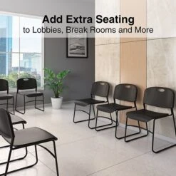 Quill Brand® Resin Student/School Chair, Black, 4/Pack (51475) 9 Quill Brand® Resin Student/School Chair, Black, 4/Pack (51475) -Office Essentials Shop B8CB3298 8F22 4135 8CACCF343F104F3A s7