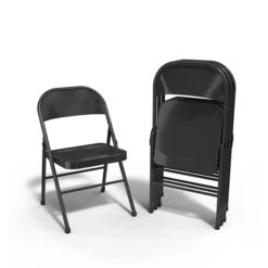 Quill Brand® Banquet/Reception Chair, Black, 4/Pack (51501) -Office Essentials Shop BA27FEA3 588C 44DD 9A6039B8E40AAD37 s7