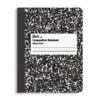 Quill Brand® Composition Notebook, 7.5" X 9.75", Wide Ruled, 100 Sheets, Black/White, 48/Carton (TR55076) 1 Quill Brand® Composition Notebook, 7.5" X 9.75", Wide Ruled, 100 Sheets, Black/White, 48/Carton (TR55076) -Office Essentials Shop BC751434 9857 4184 94E645A34BD6FBF3 s7
