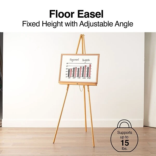 Quill Brand® Display Easel, 64", Natural Pine Hardwood (28219US/50447US) 3 Quill Brand® Display Easel, 64", Natural Pine Hardwood (28219US/50447US)